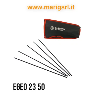 ZANON Blue Bird Rebbi 1pz Astina 5ømm in carbonio ricambio scuotitore olive Egeo 23 50