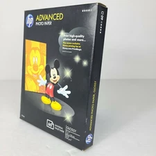HP Advanced 5”x7” Glossy Inkjet Photo Paper, 66 lb, 60  Sheets, NEW SEALED Box