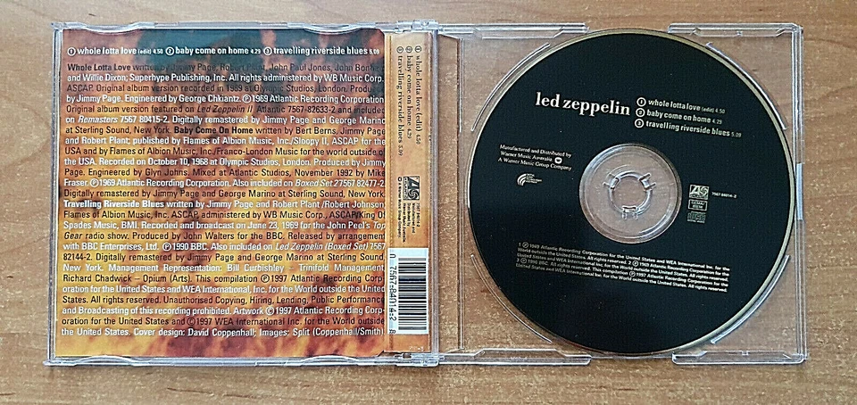 Led Zeppelin - Whole Lotta Love - 24Kt Gold CD /not MFSL, DCC/ - Bild 2 von 2