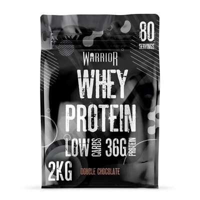 OPTIMUM NUTRITION Warrior Whey Protein Optimum Powder Nutrition Shake - Double Chocolate - 2kg