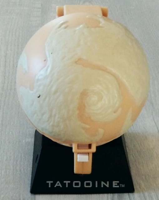 Star Wars Tatooine Planet Action Figure Preowned Working Condition - See Photos Star Wars Tatooine Planet Action Figure Preowned Working Condition - See Photos