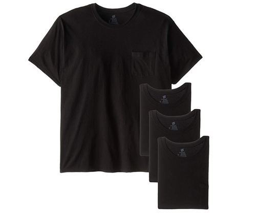 Soft Cotton Knit Pocket Tee T Shirt 
