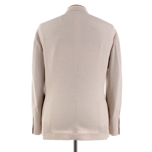 Brunello Cucinelli NWT Wool/Silk/Cashmere Sport Coat Size 50 (40 US) In Beige - Picture 5 of 12