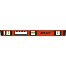 Johnson Level & Tool 1233-2400 Heavy Duty I-Beam Aluminum Level, 24", Orange, 1