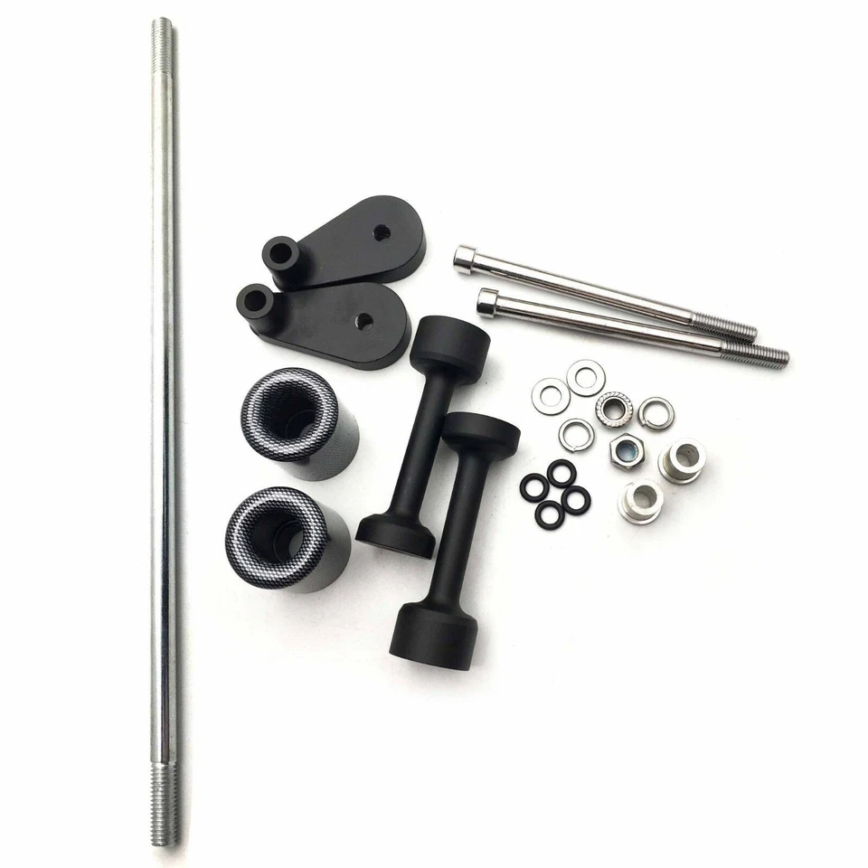 碳纤维框架滑块碰撞坠落保护器适用于川崎忍者 250R EX250 08-12 — 第 3/4 张图片