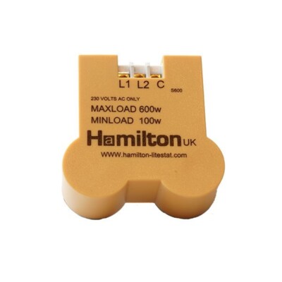 Hamilton 100 W - 600 W 2-Wege Leading Edge Push On/Off resistives Dimmer Modul