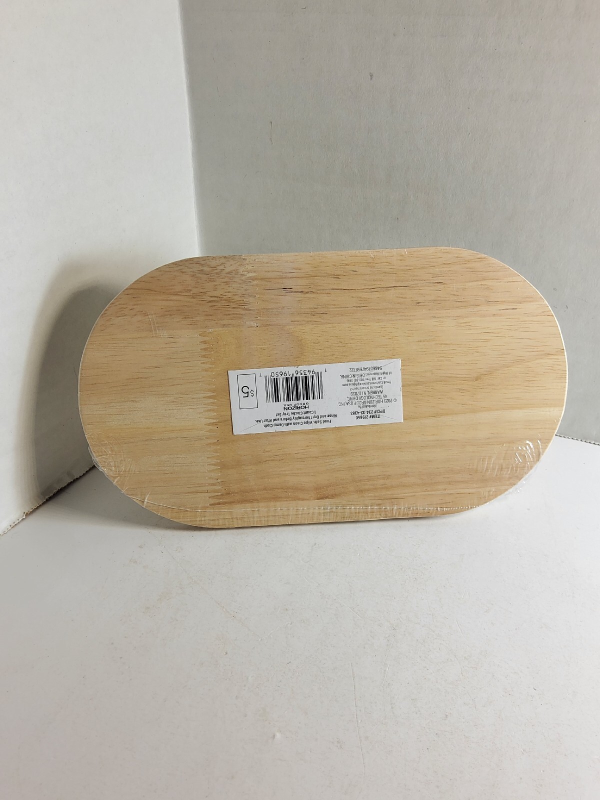 Target HORIZON Cloche Board Tray with 2 Glass Dome Lids eBay