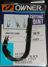OWNER 5134-2082 JOBU™ Big Game 10/0 Hooks Cutting Point 4X Strong Tuna