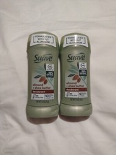Suave Almond  Shea Butter Deodorant Sticks, 2 2.6 oz each New