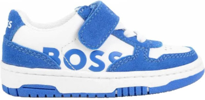HUGO BOSS SHOES KIDS HUGO BOSS MINI ME SUEDE SNEAKERS J09208 846I