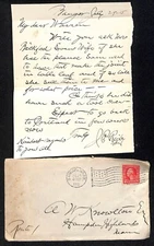 Hampden Highlands, ME Amos W. Knowlton* 1915 Rigby ALS re: Table Leaf Sale ?