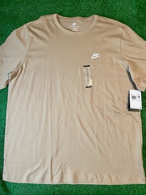 *NEW* Men NIKE ESSENTIAL SPORTSWEAR CLUB TEE KHAKI (AR4997 297) Size XXL-TALL
