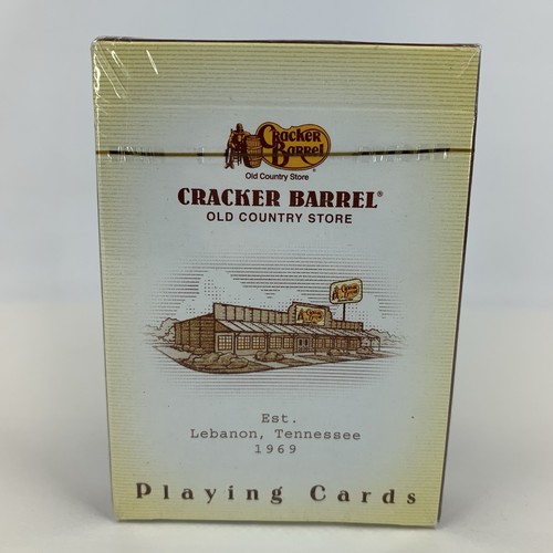 Cracker Barrel Playing Cards New Sealed Deck 2005 Americana Vintage Old Country