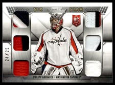 2013-14 Panini Titanium Six Star Patch 24/25 Philipp Grubauer #R6-PG