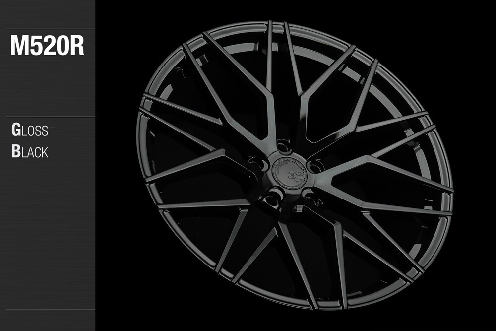 19-inch M520R Wheels Fits Maserati Ghibli 2013-2024 Gloss Black 5x114.3 lugs
