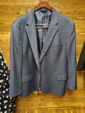 Jos. A. Bank Signature Men's Blazer Jacket Size 54R, 100% Wool, Tan