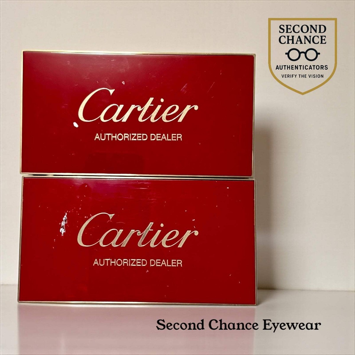 Cartier 空箱 ①④⑤⑥ 14800円 Cartier Authorized Dealer Display Signs-Set of Two-Modern Boutique