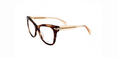 Rag & Bone Brille RNB3074 Brown Horn 53/17/140 Damen