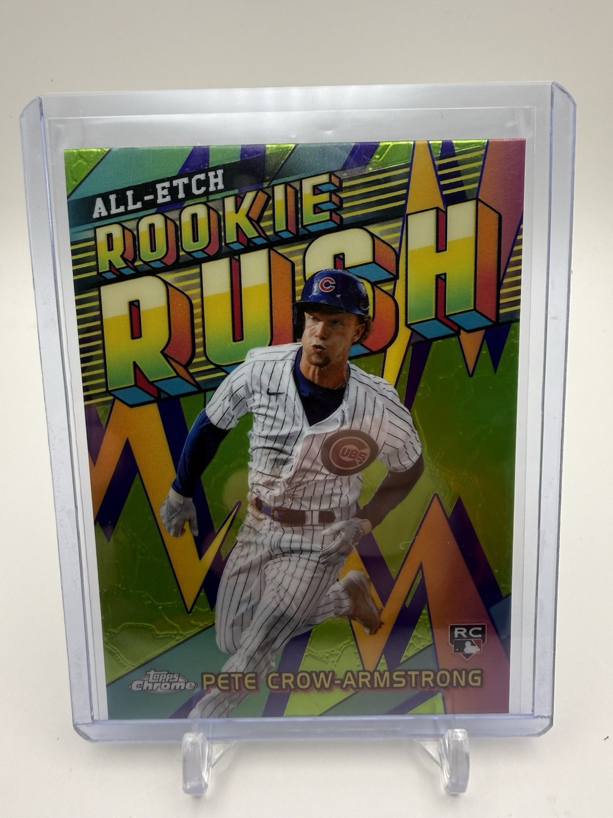 2024 Topps Chrome - All-Etch Rookie Rush Pete Crow-Armstrong #CERR-7 (RC)
