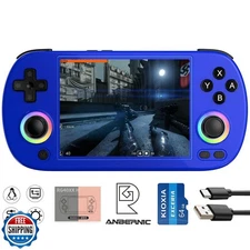 ANBERNIC RG40XX H Retro Gaming Console with 4.0'' IPS Screen, 64GB TF Card, L