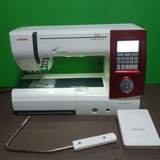 Janome Memory Craft 7700 HORIZON Computerized Sewing Machine USED