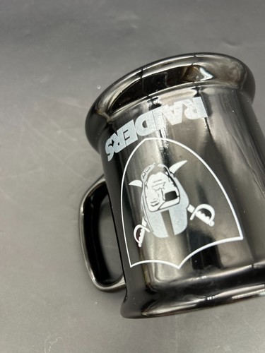 NFL Los Angeles Raiders Logo Ceramic Beer Stein Mug Cup Vintage - Picture 7 of 8
