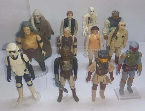 Star Wars- 12 x Vintage Figures Original Job Lot Bundle +