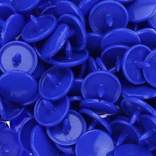 100 Sets KAM Extra Long Prong Plastic Snaps,  Size 20 T5 Glossy round Resin Plas