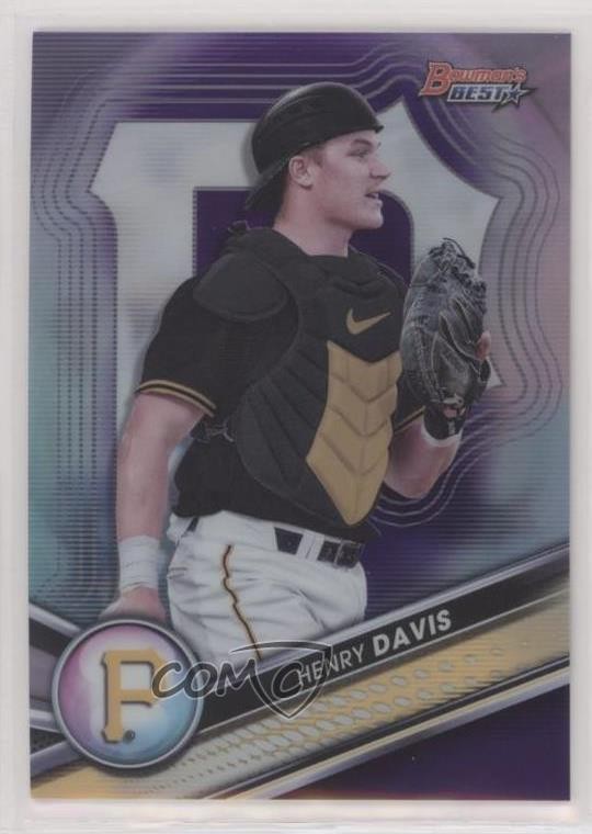 2022 Bowman's Best Top Prospects Purple Refractor 44/250 Henry Davis #TP-21 0fz3