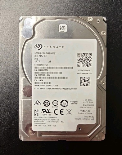 Seagate Enterprise 2TB 2.5" SATA Drive - ST2000NX0253