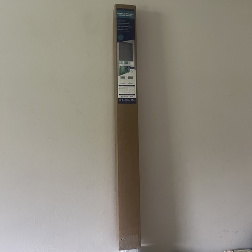 Motorized Automatic Blinds - Cordless Roller Shades with Remote White, 34 x 72 - Picture 7 of 8