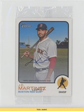 2022 Heritage High Number 1973 Topps Oversized JD Martinez #OB-JMZ Auto READ 5n0