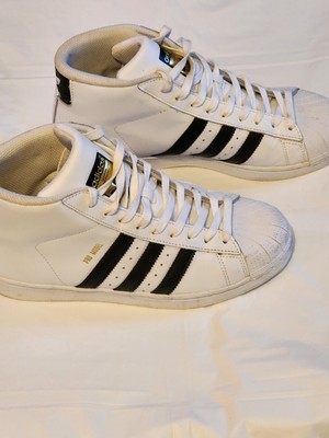 Adidas Pro Model J White/Black Mens 7