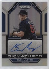 2023 Panini Prizm Signatures Silver Prizm Owen Murphy #SIG-OM Auto 13h9