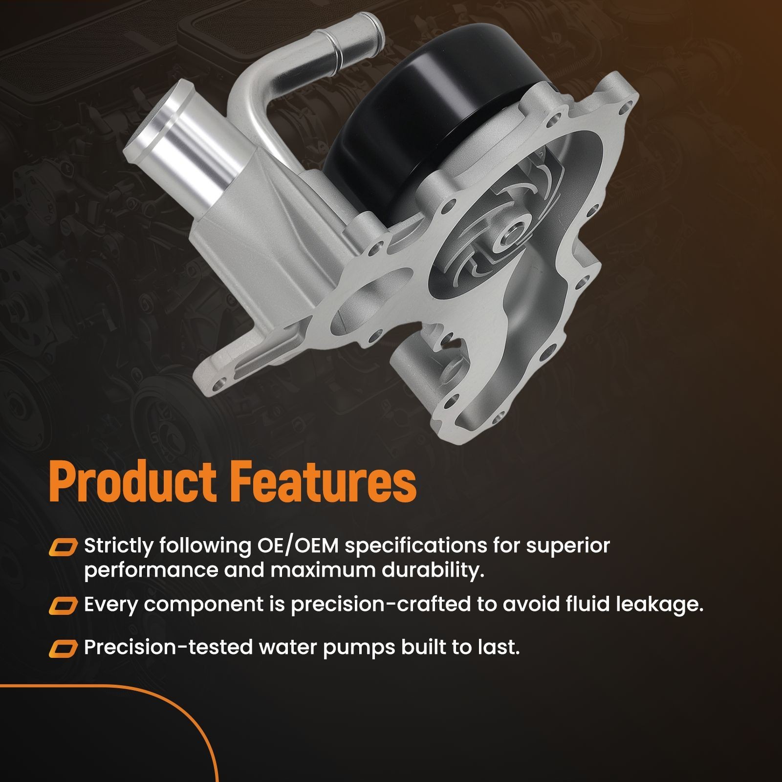 Maserati Levante 2013-2016 Water pump P/N 330424
