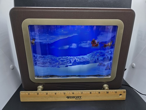 Vintage Mr. Christmas Santa's Slitta Ride testato e funzionante ottimo tv scorrimento - Foto 4 di 16