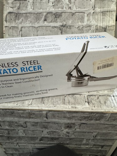 HEAVY DUTY STEEL POTATO RICER PUREE MASHER JUICER VEGETABLE FRUIT PRESS MAKER