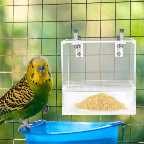 Futterautomat Vogelfutterhaus für Indoor Käfige Papageien Futternäpfe - Bild 8 von 12