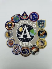 Apollo NASA Mission 10” Patch Collage Space X Lunar Landing