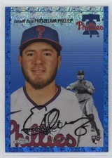 2023 Chrome Platinum Anniversary Blue Mini-Diamond Refractor Esteban Quiroz 19gz