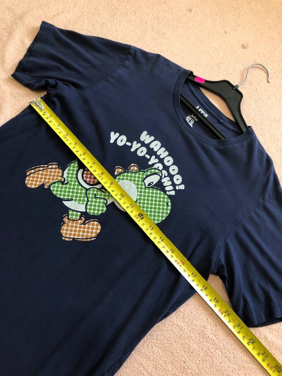 Uniqlo Super Mario T-Shirt Men's Size S Short Sleeve Blue Nintendo Casual Luxury image 5