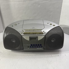 Vintage Sony CFD-5200 Boombox AM/FM CD Cassette Player - Read