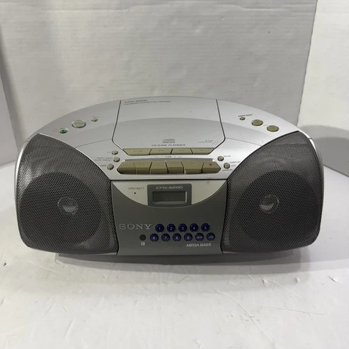 Vintage Sony CFD-5200 Boombox AM/FM CD Cassette Player - Read