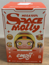 POP MART MEGA SPACE MOLLY 100   emoji Series Blind Box Figure
