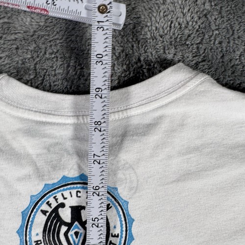 Y2K Affliction Sport Training Division T-Shirt XL White Camo Fade Patch MMA - Picture 7 of 9