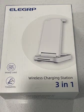 ELEGRP Wireless Charging Station 3 In 1