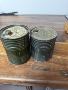 Vintage E I Du Pont Smokeless Powder Empty Tins