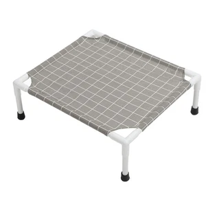 Elevated Dog Bed Durable Cooling Pet Cot For All Seasons 52x46cm Easy To Use