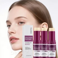 3PCS Calcium Volume Multi Balm, Wrinkle Core Stick, Anti-aging, Hydrating Firm