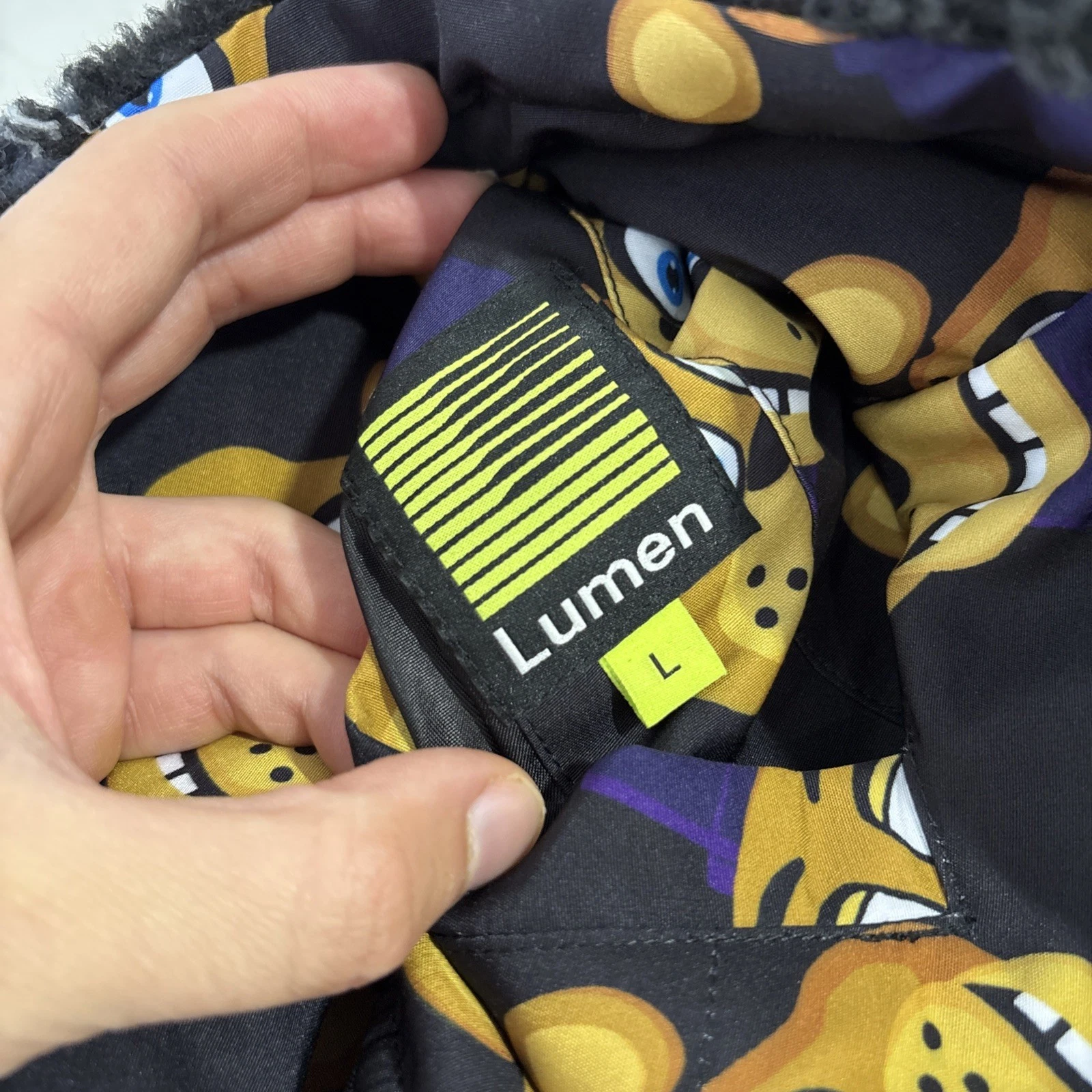 FNAF Rare Reversible Jacket Lumen Theorywear Five Nights at Freddy's Size L NWT image 18